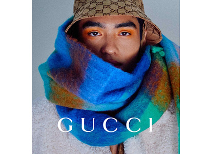 Gucci Ad art art direction brand branding design fashion gucci gucci ad hat photography