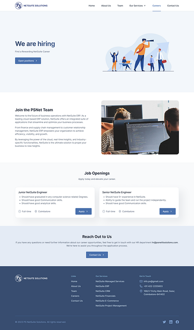 NETSUITE SOLUTIONS Careers ui