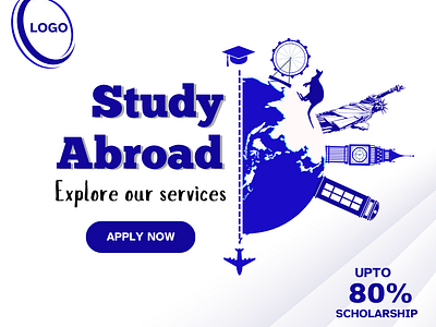 Study Abroad social media image 3d adobe photoshop animation branding company promotion digital marketing facebook flyer graphic design illustration image editing logo motion graphics poster product design social media image study abroad ui website design