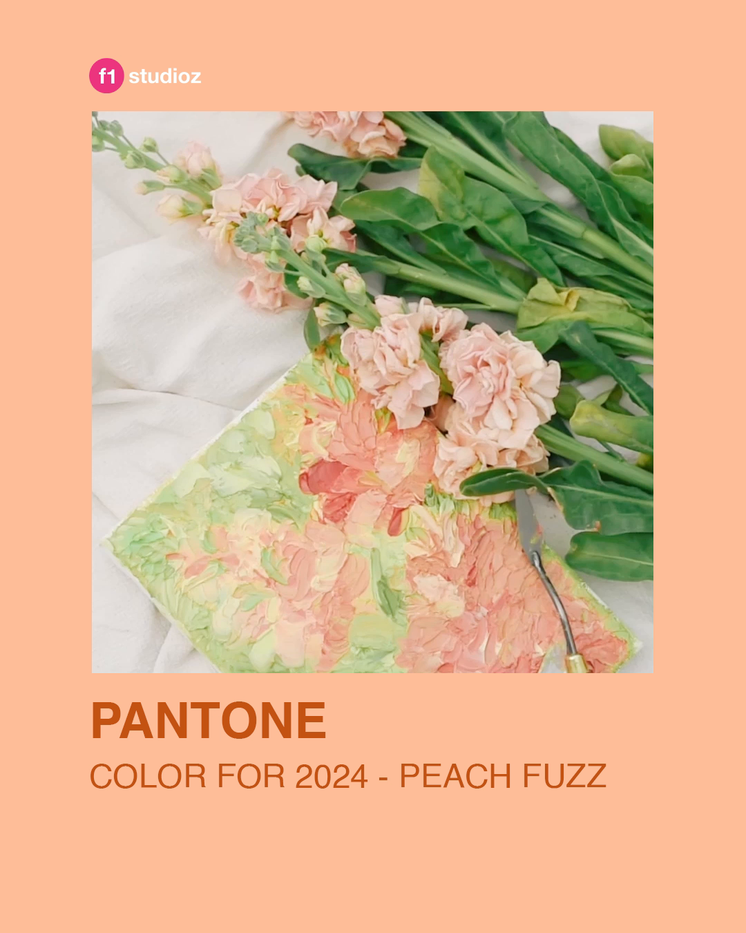 Pantone Color 2024 Peach Fuzz by f1studioz on Dribbble