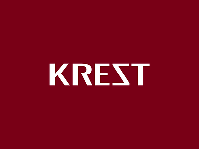 KREST brand branding crest design graphic design identity krest logo logoinspirations logos mark monogram simple symbol