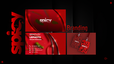 Spicy Branding Concept branding design graphic design illustration layout design logo logo design vector web design