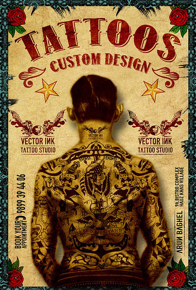 Tattoos Custom Design 3d animation branding graphic design logo motion graphics ui