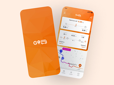 Go bus app ui