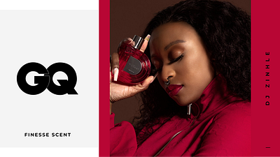 DJ Zinhle Banner Design with GQ branding content design digitala marketing graphic design layout design social media marketing web design