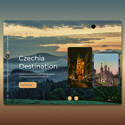 Czechia Web Design 3d animation app appdesign branding design graphic design illustration logo motion graphics ui uidesign ux uxdesign