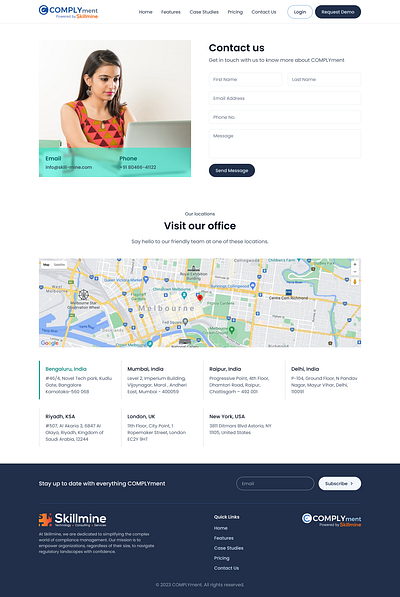 COMPLYment Contact Us ui