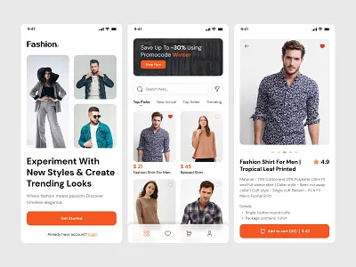 UI Design for an E-commerce App app design e commerce graphic design ui ui design ui ux ux