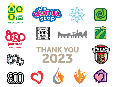 Thank you 2023! 2023 branding design graphic design icon illustration logo logolounge typography vector