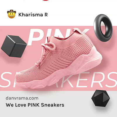 Video Ad Sneakers (Pink Theme) animation