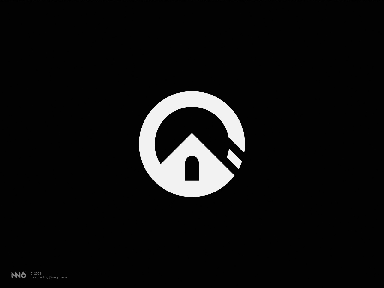 Home Circle Logo Design by N.W. Gunarsa