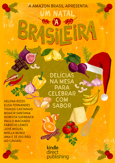 Brazilian Recipes X Camila Gray book christmas cook book publishing realistic recipe