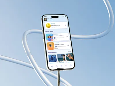 Healthcare App Ui Design agerncy app branding calm app company design fitness app graphic design healthcare app illustration meditation app mobile mobile app ui ui design uk agency ux ux design