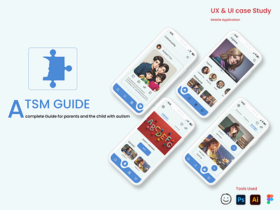 Autism App UI branding logo ui