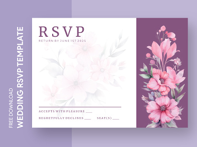Simple Wedding RSVP Free Google Docs Template docs free google docs templates free template free template google docs google google docs google docs rsvp template marriage nuptials reply response rsvp rsvp for wedding simple template wedding wedding invitation wedding invite wedding rsvp