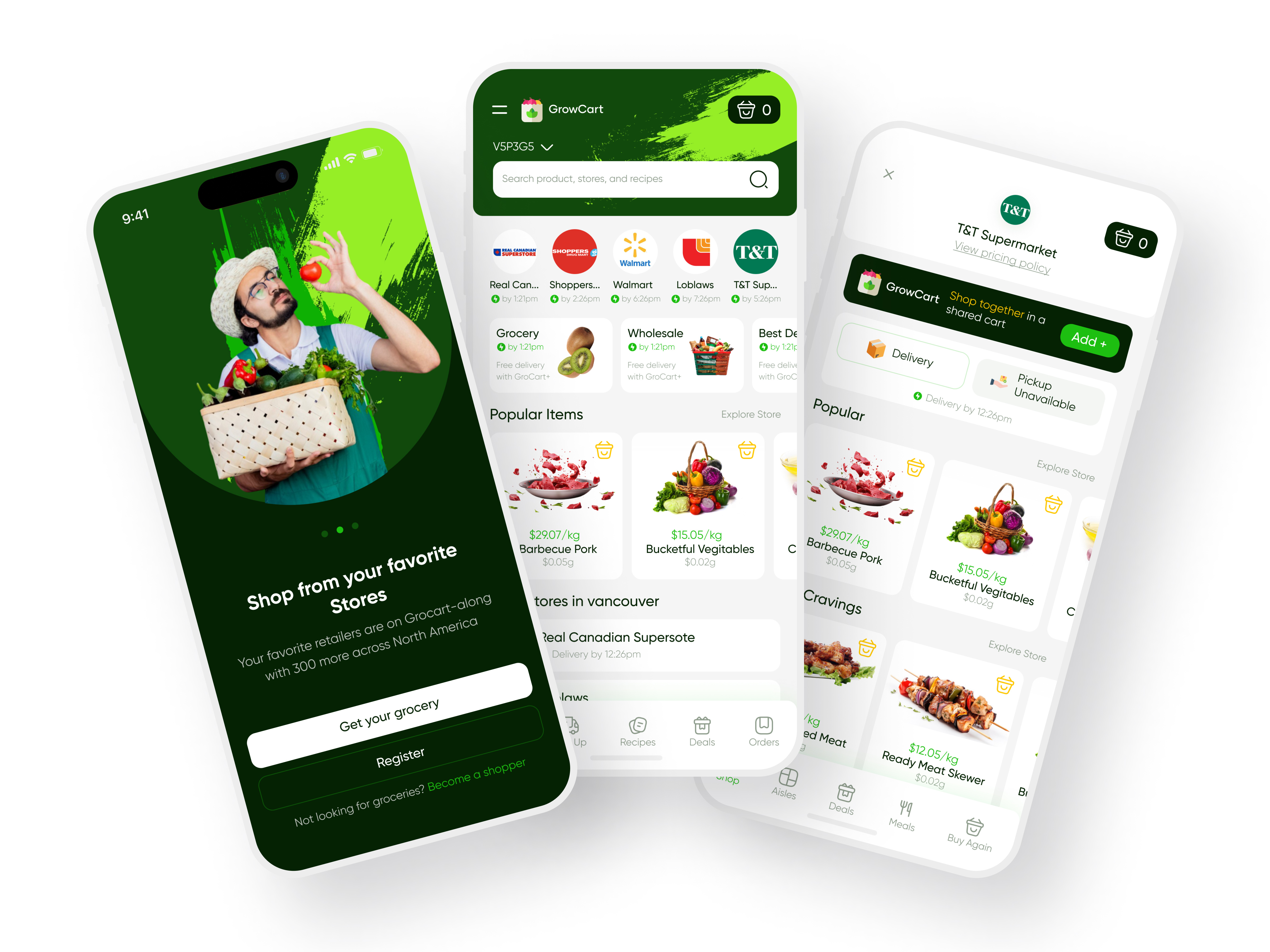 GroCart - Grocery App UI UX Design app design app designer app ui ux application design grocery grocery app grocery app design grocery app ui grocery mobile app instacart redesign ui ux design user interface user interface design