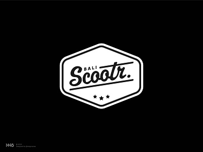 Bali Scootr Logo Design badge logo design branding design graphic design initial logo logo minimal logo modern logo retro logo design vintage logo design visual identity