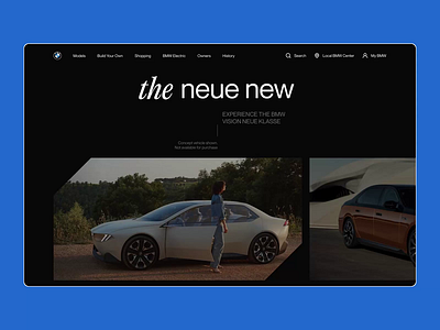BMW | Corporate Redesign animation design ui ux web