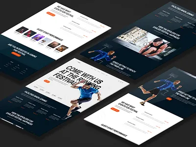 Sports Festival Landing Page hybrid design landing page design sports festival sports landing page ui design ui figma ui ux user interface design webpage design