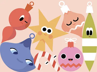 Christmas Tree Decorations illustration