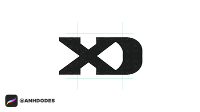 X D monogram typography logomark design process cre: @anhdodes 3d anh do logo designer anhdodes anhdodes logo animation branding design graphic design illustration letter d logo letter x logo logo logo design logo designer logodesign minimalist logo minimalist logo design monogram xd dx logo motion graphics ui