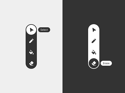 XR Finger Toolbar [Vertical] clean hand tracking interaction design menu microinteraction microinteractions minimalism prototype spatial computing spatial design spatial ui toolbar ui ui animation ui design vertical menu virtual reality xr