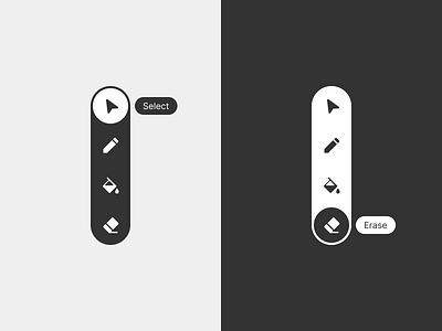 XR Finger Toolbar [Vertical] clean hand tracking interaction design menu microinteraction microinteractions minimalism prototype spatial computing spatial design spatial ui toolbar ui ui animation ui design vertical menu virtual reality xr