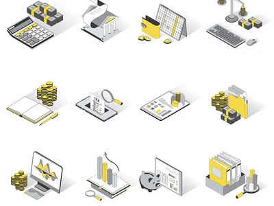 Data 2d analysis animation data design diversity equality finance flat gender icon icons illustration insights isometric money motion numbers trends