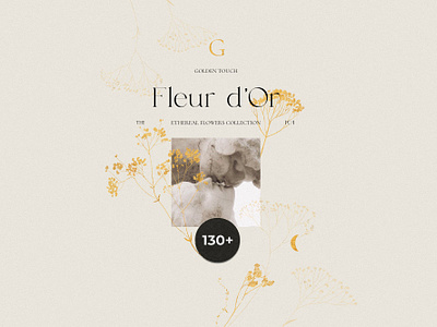 FLEUR d'Or — Gold floral collection