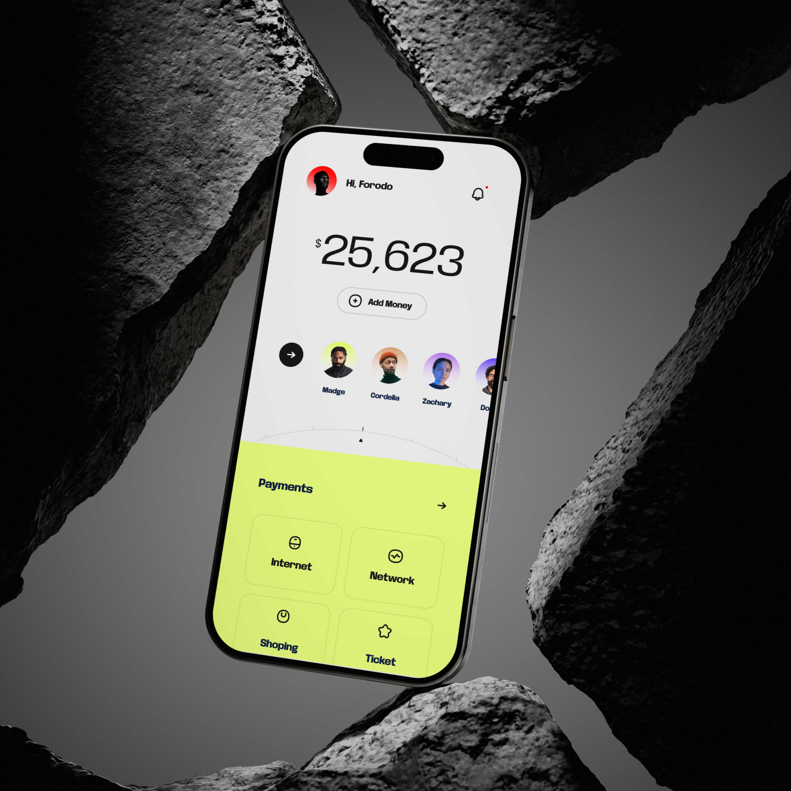 Finance App app clean design finance finance app minimal mobile modern ui ux