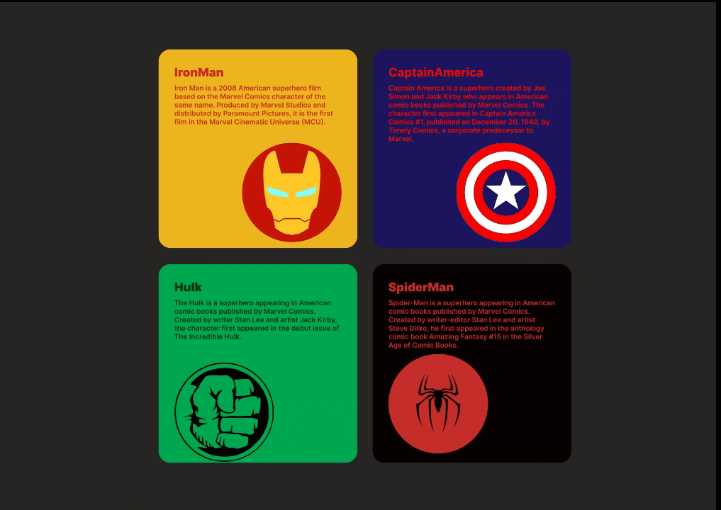 Cards Hover Effect animation app branding design figma graphic design motion graphics ui