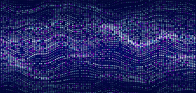 Flow of blue shimmering particles art blur design digital flow graphic design illustration mesh technology wave