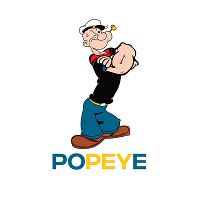 popeye character comic illustration