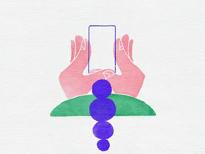 The Screenstress analog branding illustration character design drawing hand drawn illo illustration sketch watercolour