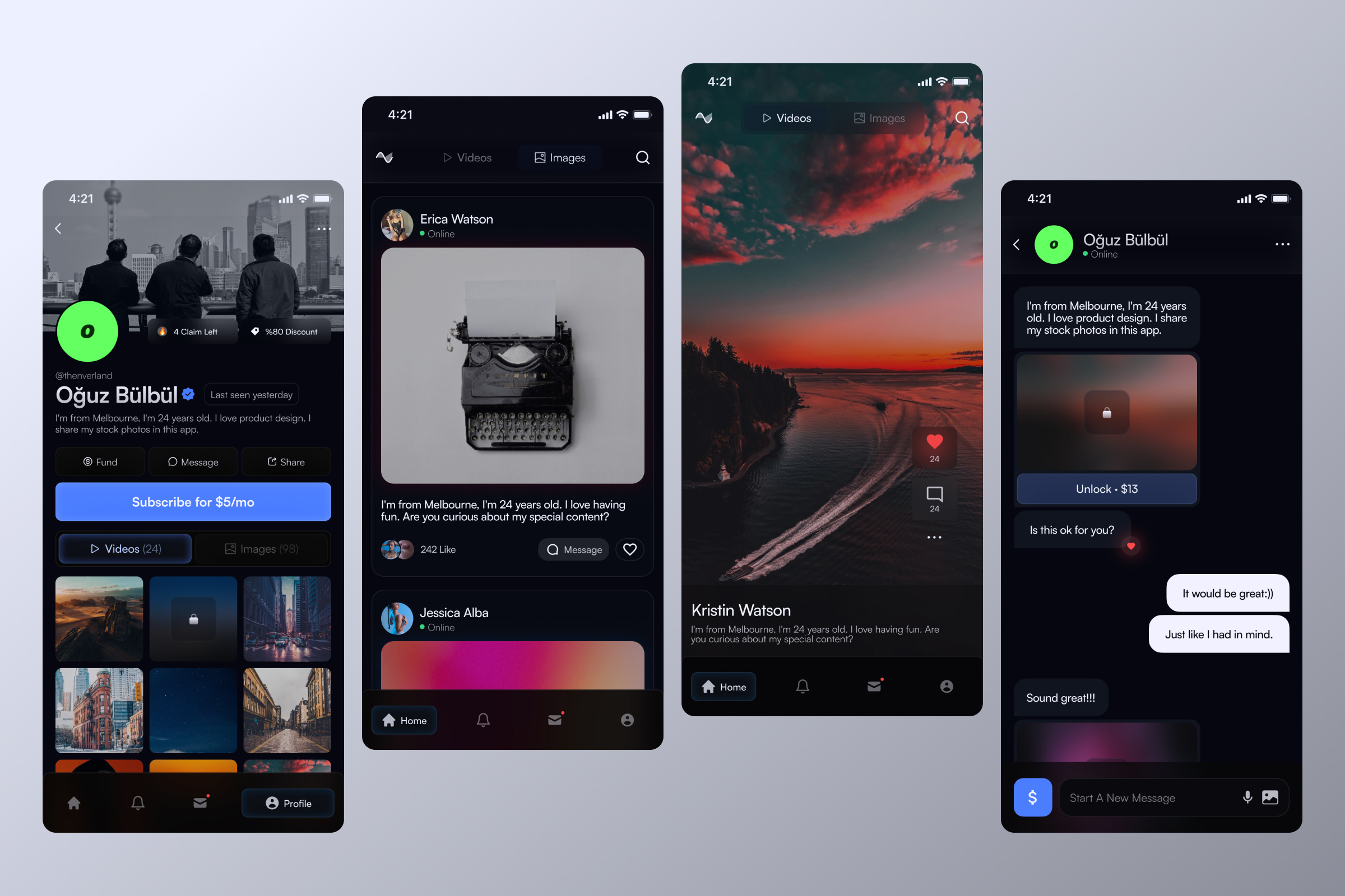 Photo App instagram redesign photo app social app social media app tiktok redesign video app x redesign