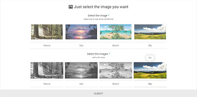 Thumbnail Selector with Conditional Logic css design elementor figma html js ui ux web design wix wordpress