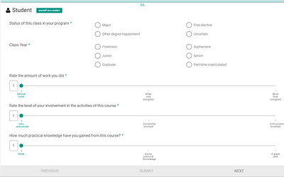 Teacher Evaluation Survey css design elementor figma html survey ui ux web design wix wordpress xd