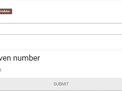 Mathematical Parity Test elementor wix wordpress