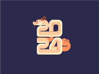 2024 Year of the Dragon | Motion Design 2023 2024 animation app chinese design dragon graphic design motion motion graphics new year rabbit svg svgator tool