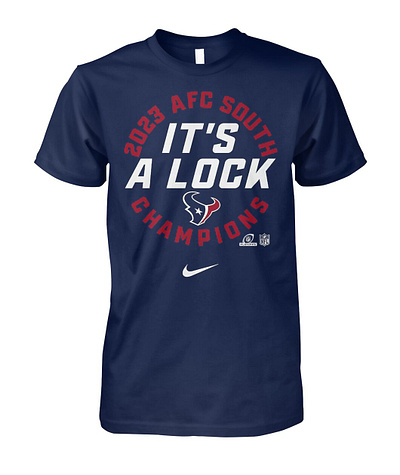 Houston Texans It's A Lock 2023 AFC Champions Shirt