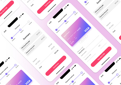 Credit Card Checkout Design app design typography ui ux