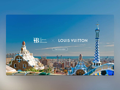 Louis Vuitton x America's Cup - PowerPoint Slides animation barcelona boat design digital microsoft powerpoint race racing slide design slides trophy