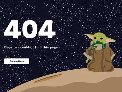 404 Page design graphic design illustration ui vector