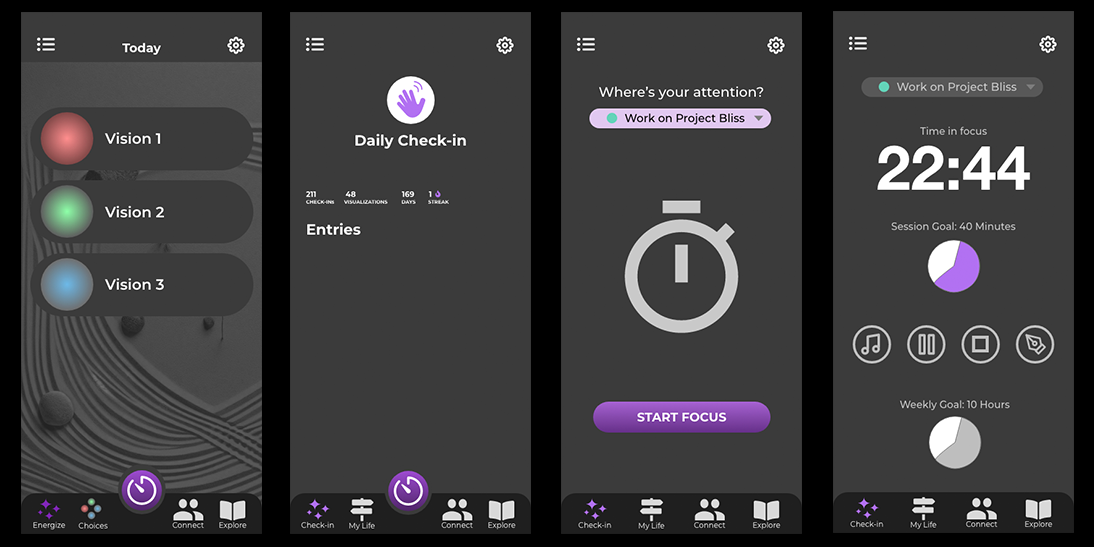 Example of UX/UI Design - A Personalized ADHD Mobile Companion