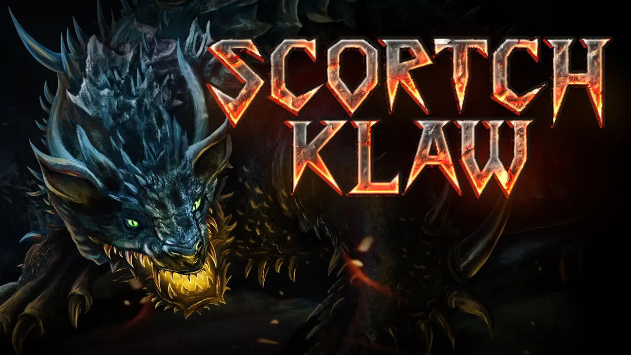 Scortchklaw - Game Character Design & Animation 3d animation 3d character design animation character animation character design character texturing creature creature animation creature design design game character design illustration mythical character design mythical creatures