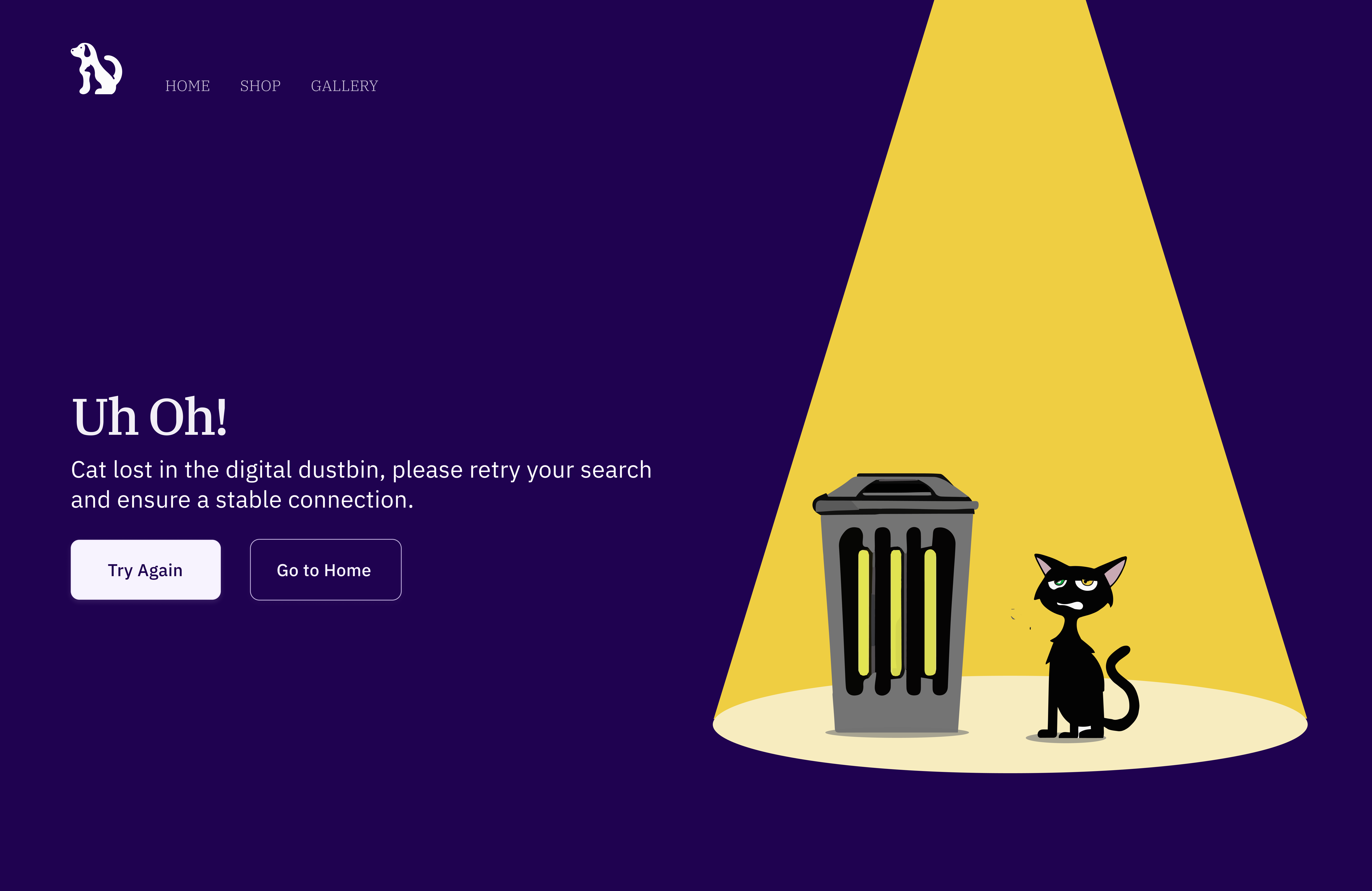 Error Page || Daily UI app app design button design flat design illustration logo ui ux