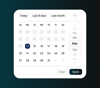 Date Picker ui