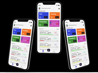 Task Management Application app design mobile app product design task task management ui ui design ux ux design