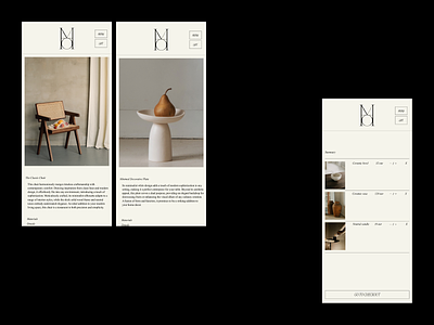 Homie Issue 131 beige brand identity branding cart ecommerce layout logo minimal minimaldesign online store product page ui ux ux ui web webdesign