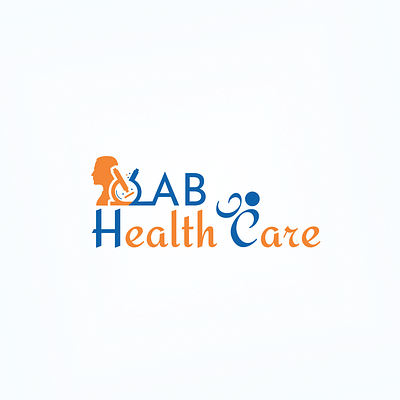 Lab Health Care Logo branding logo